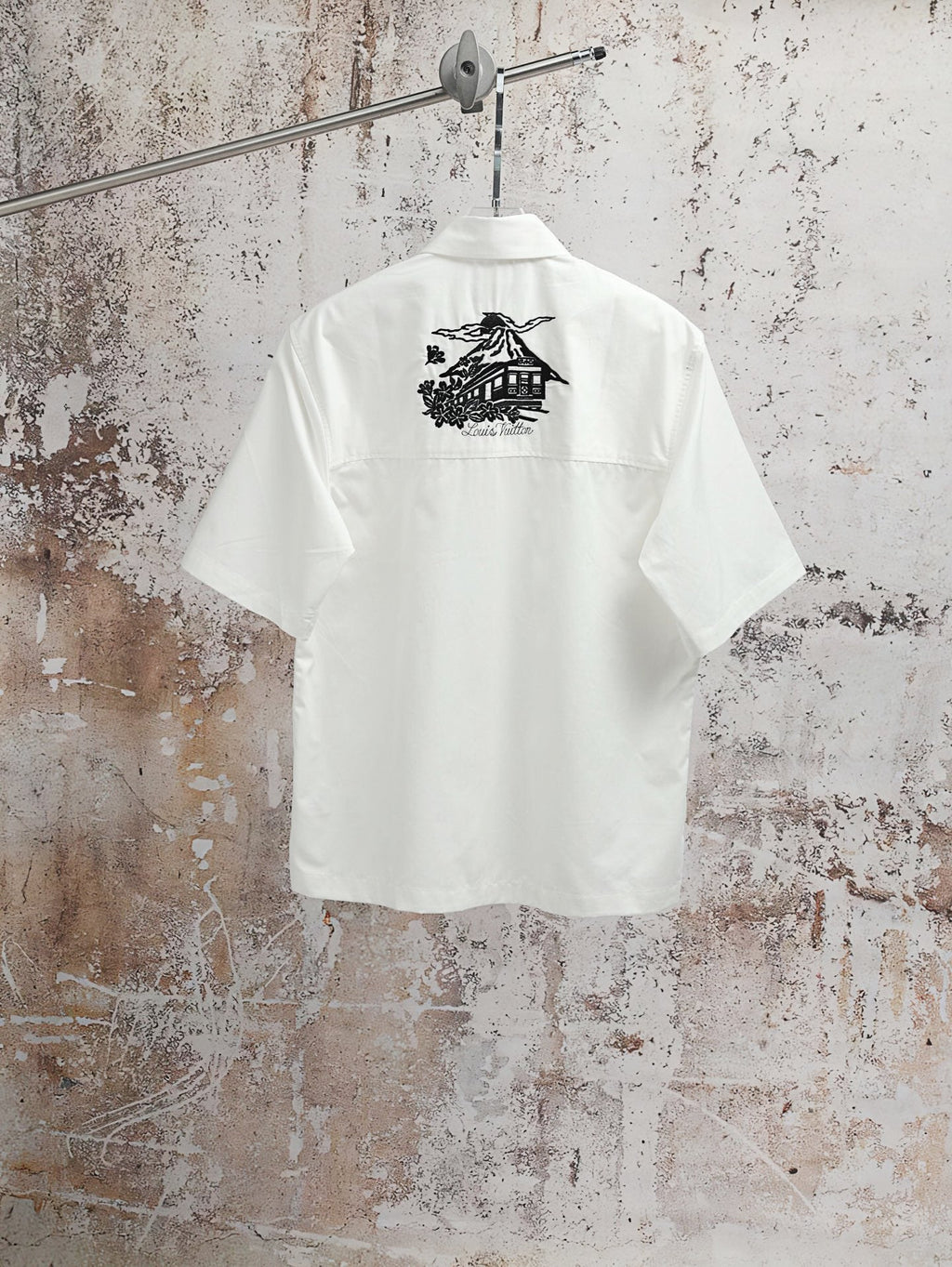 LV × Nigo Collab Short Sleeve Shirt