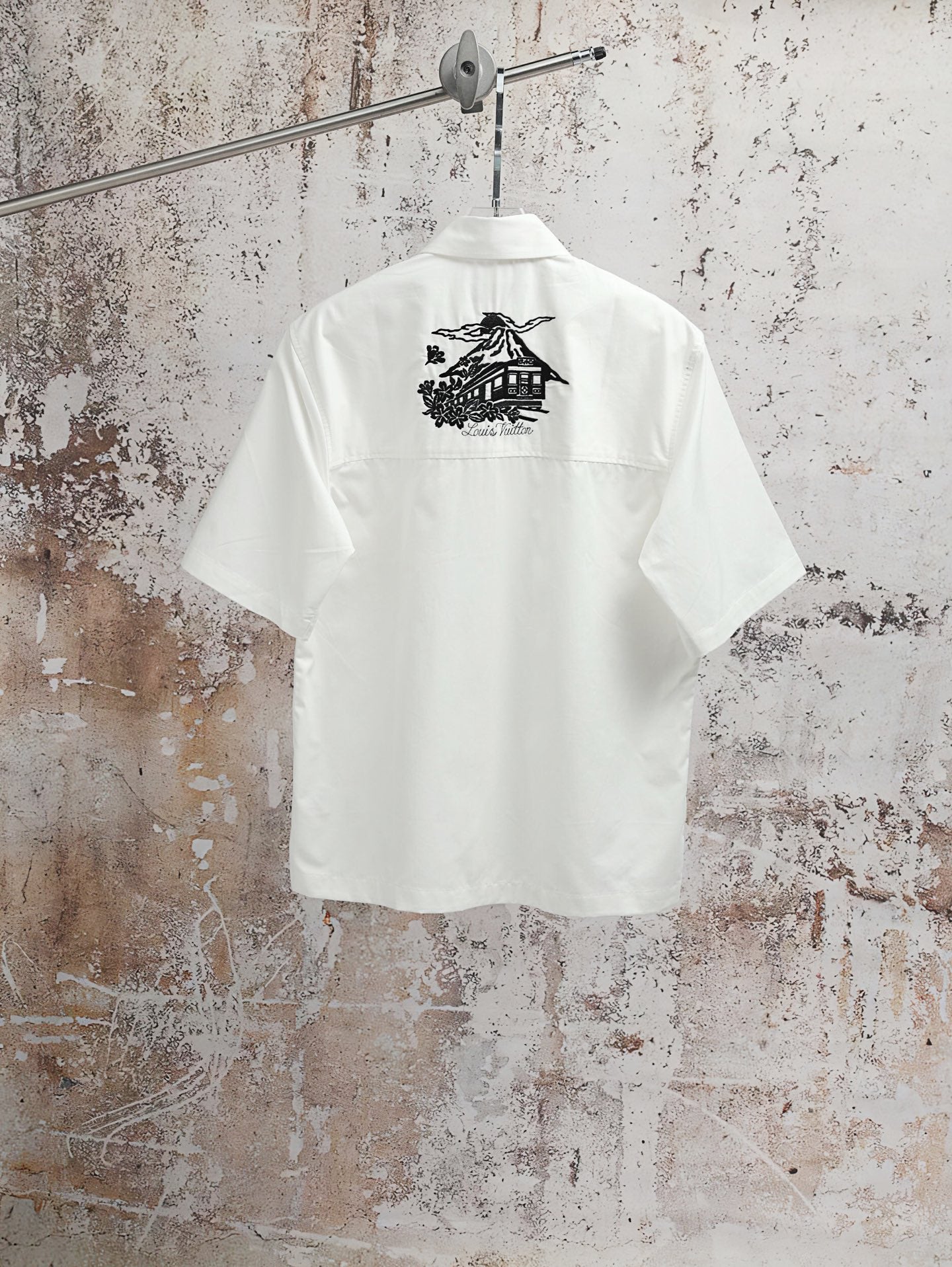 LV × Nigo Collab Short Sleeve Shirt