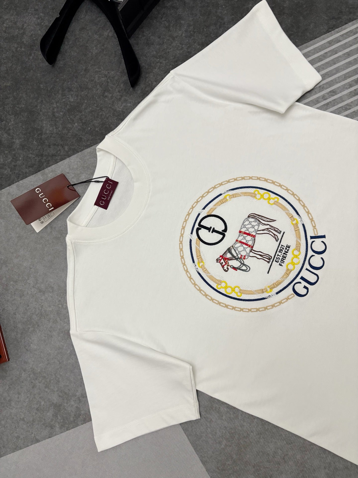 Gucci embroidered Cotton T-Shirt