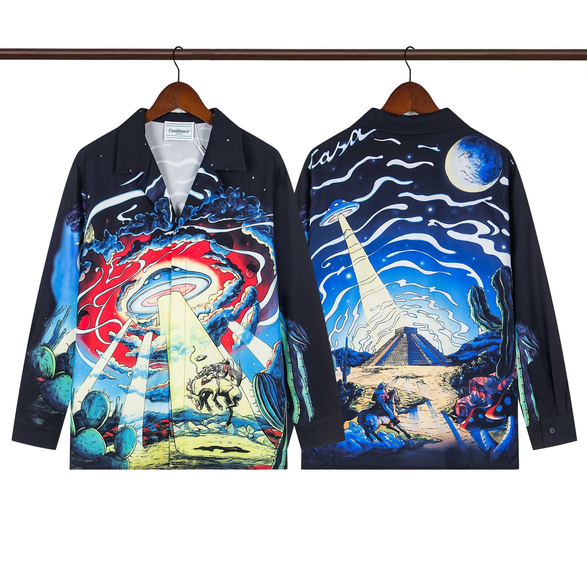 Casablanca Beachwear Long-Sleeve Shirt