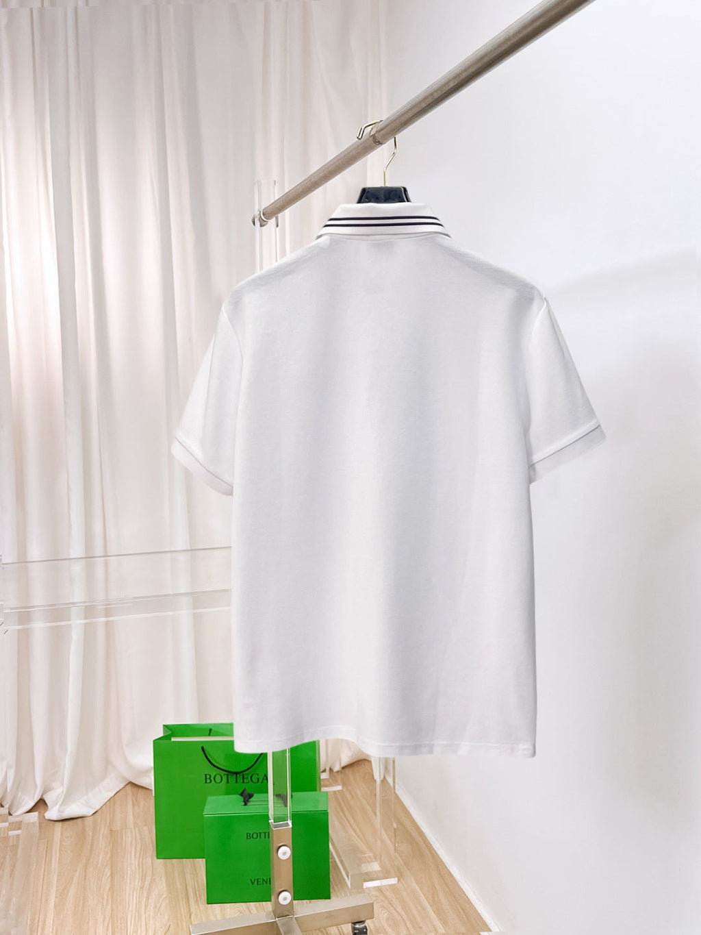 Burberry Embroidered Collar Polo Shirt