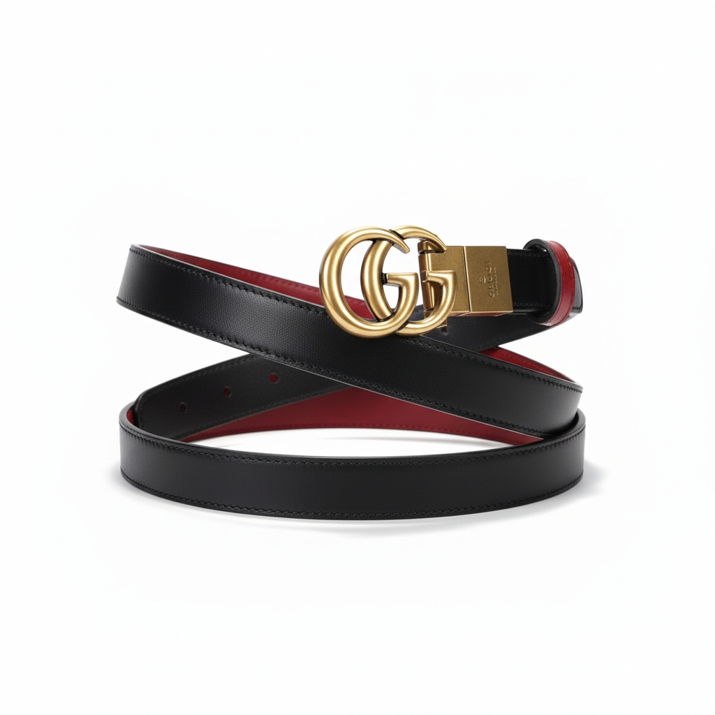 Reversible Gucci belt for women
