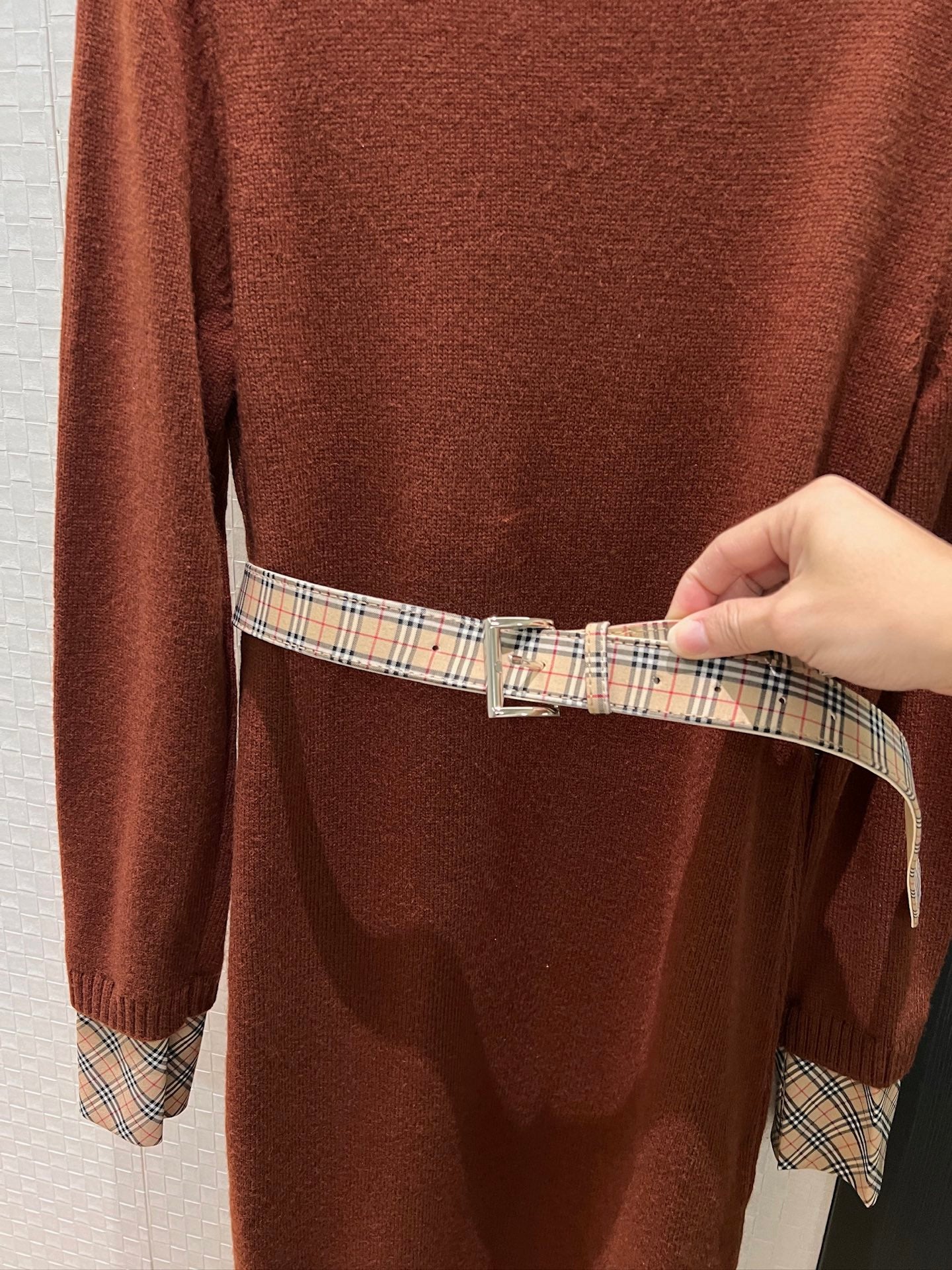 Women's Double Layered Turtleneck Knit