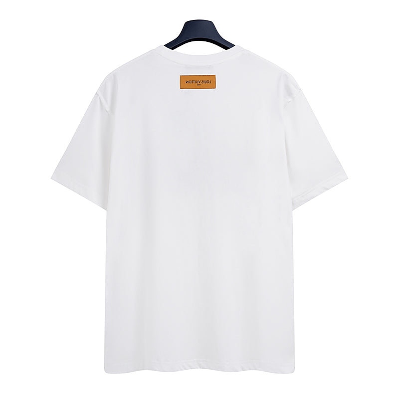LV Embossed Embroidery Short-Sleeve T-Shirt