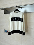Dior Embroidered Wool Knit Sweater