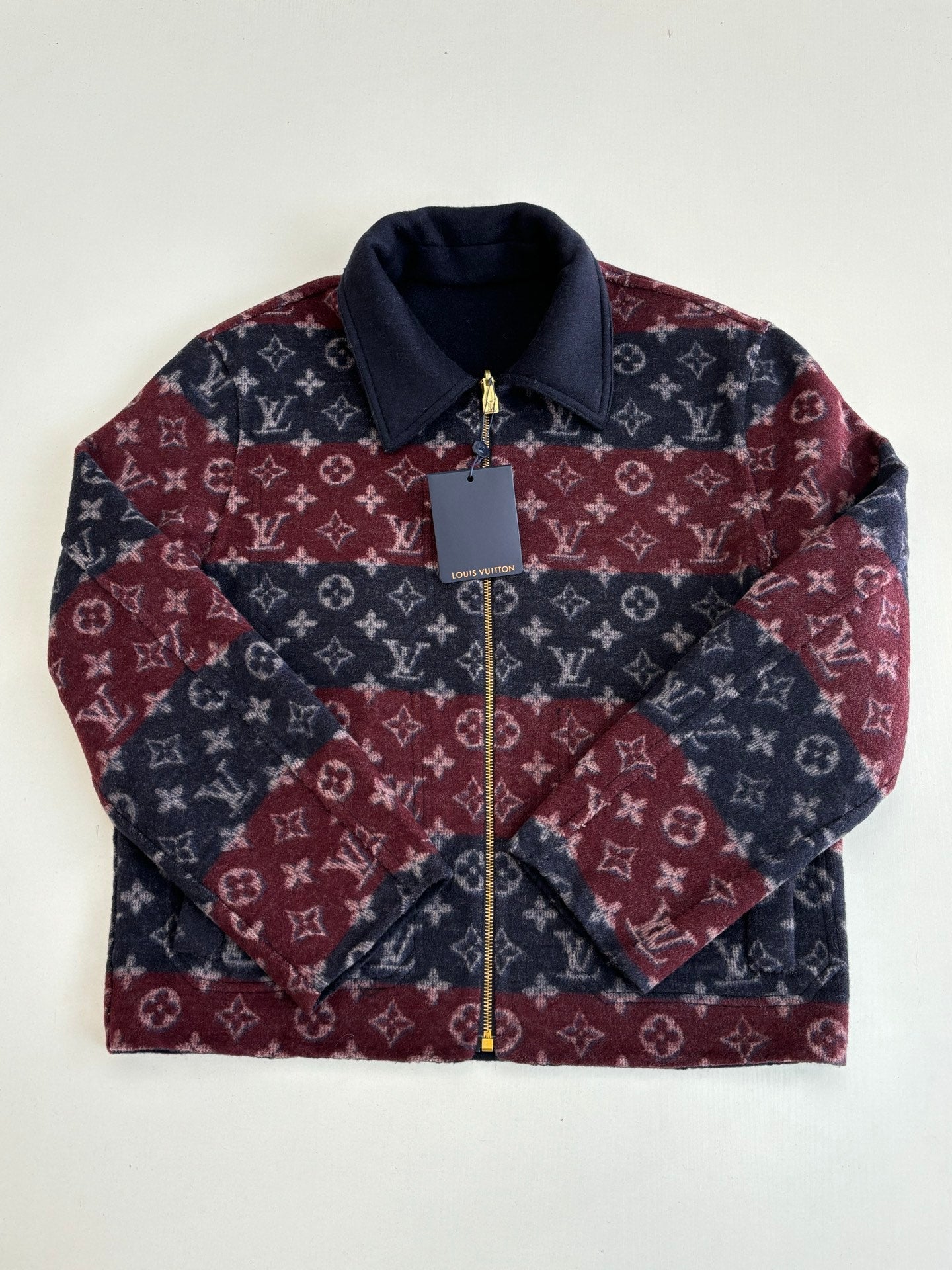 LV Double-sided workwear lapel wool jacket