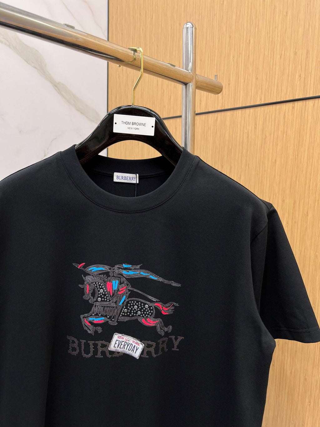 Burberry 3D Embroidered T-Shirt