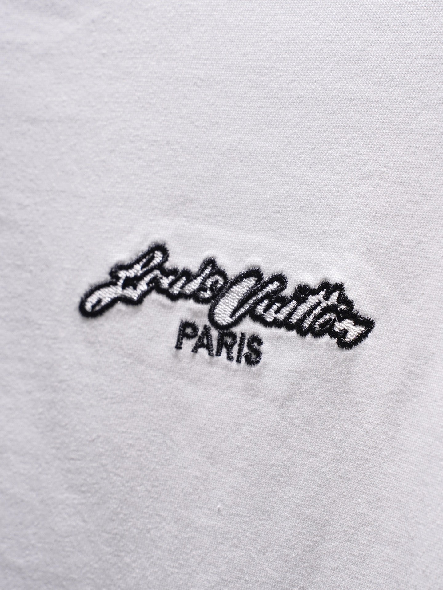 LV Applique Embroidered T-Shirt