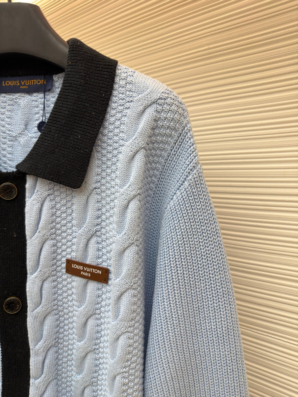 LV Knitted Cardigan Sweater