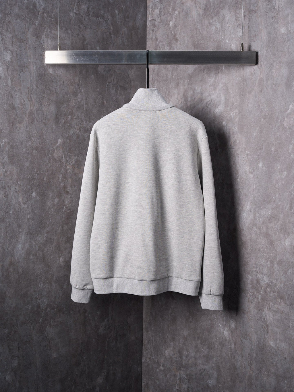 GG Knit Zipper Stand Collar Jacket