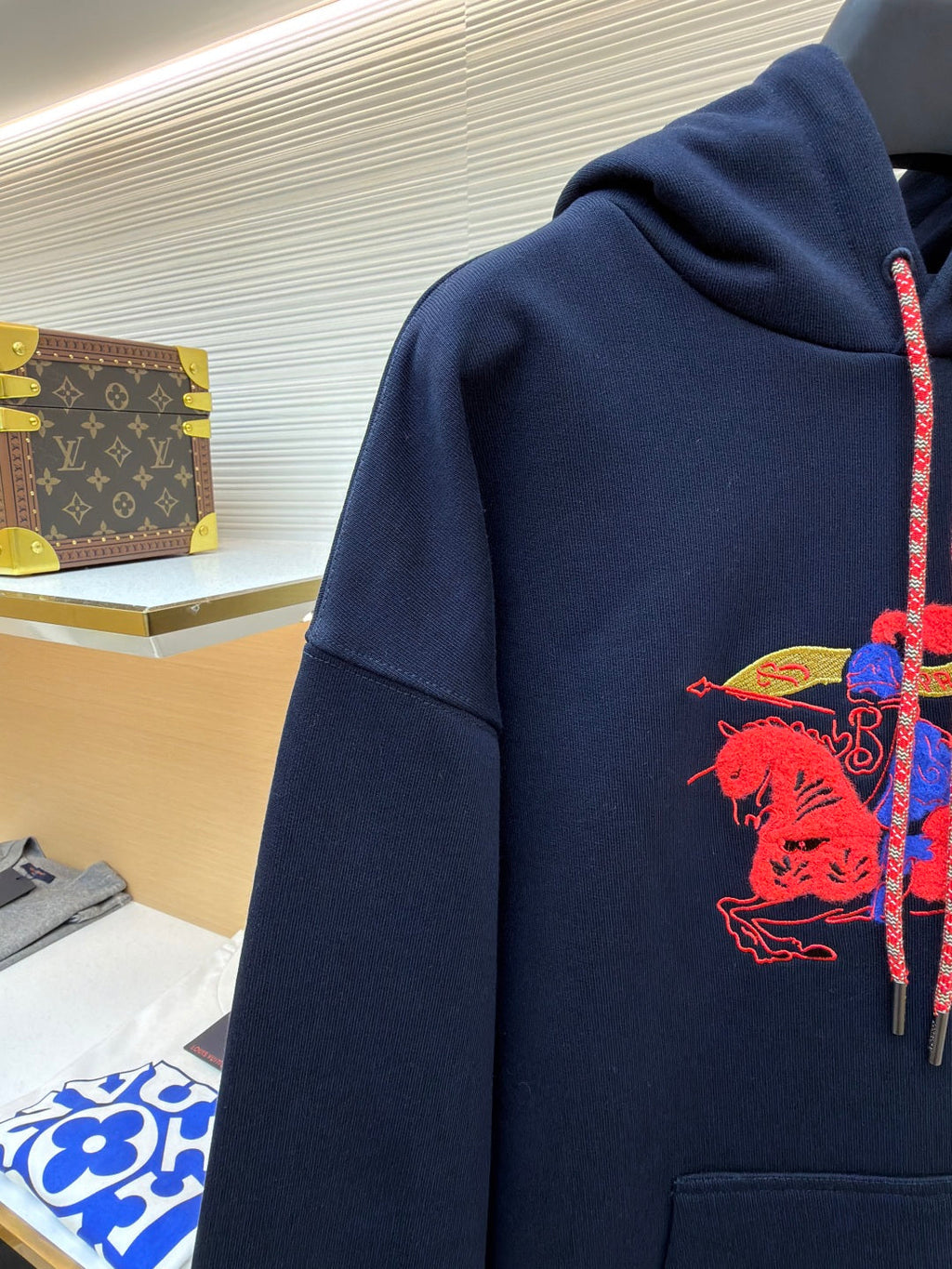 Burberry Fleece Embroidered Hoodie