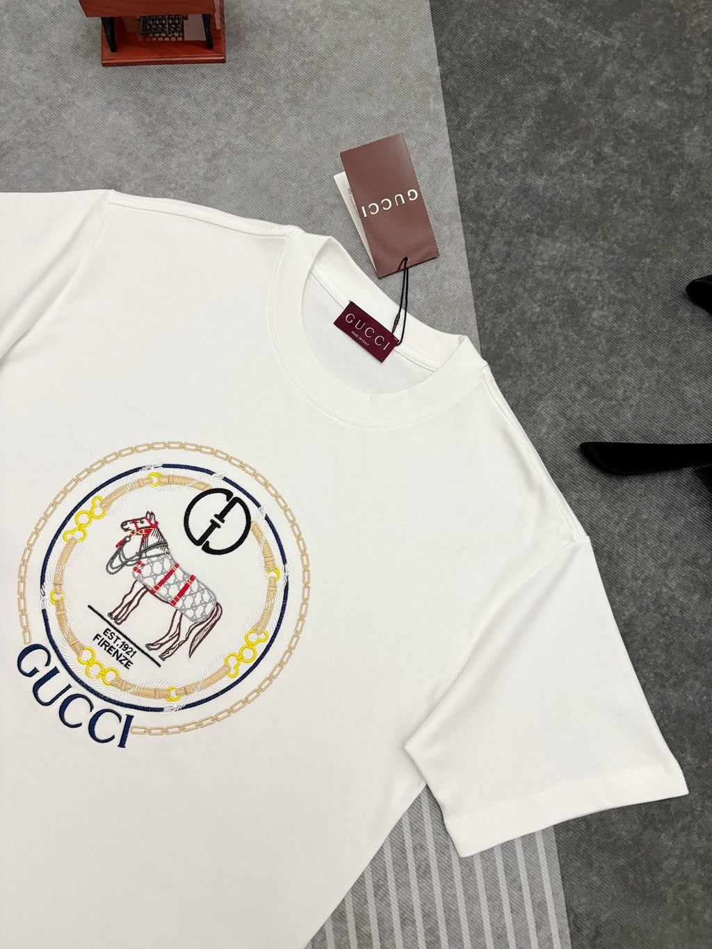 Gucci embroidered Cotton T-Shirt
