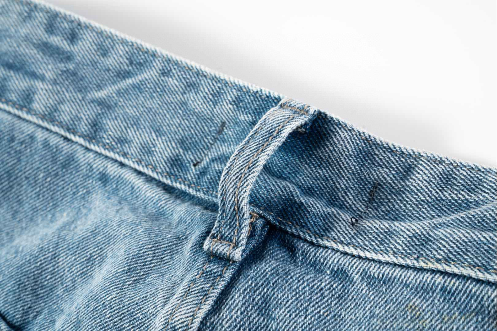 LV Washed Ripped Jeans