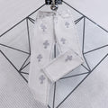 Chrome Heart ×Levi Patchwork Straight-Leg Jeans
