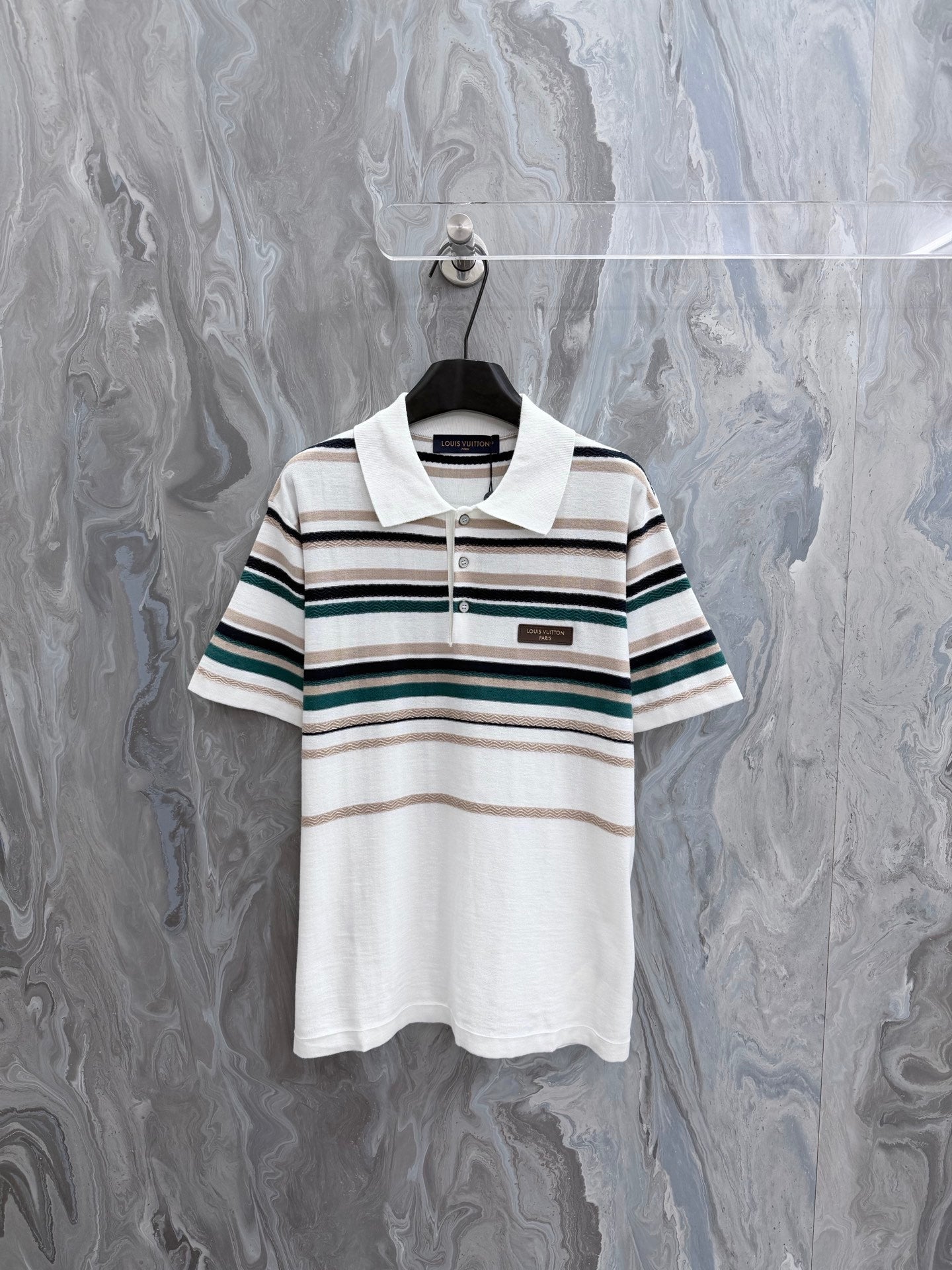 LV Striped Polo Shirt