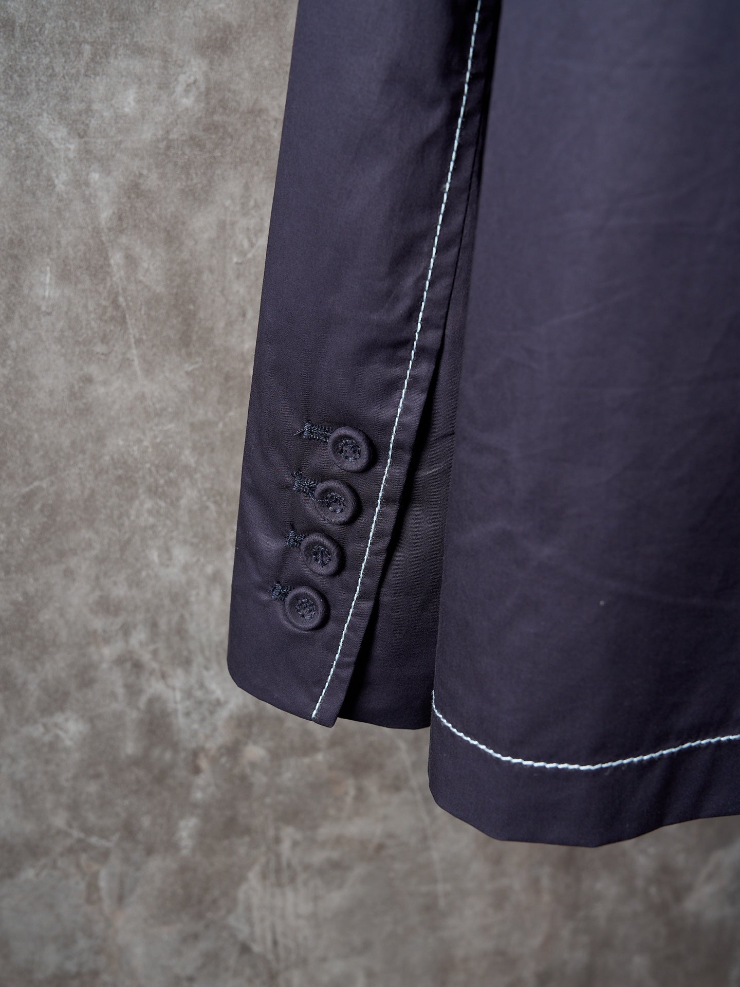 DIOR Navy Blue Pocket Embossed Work Jacket