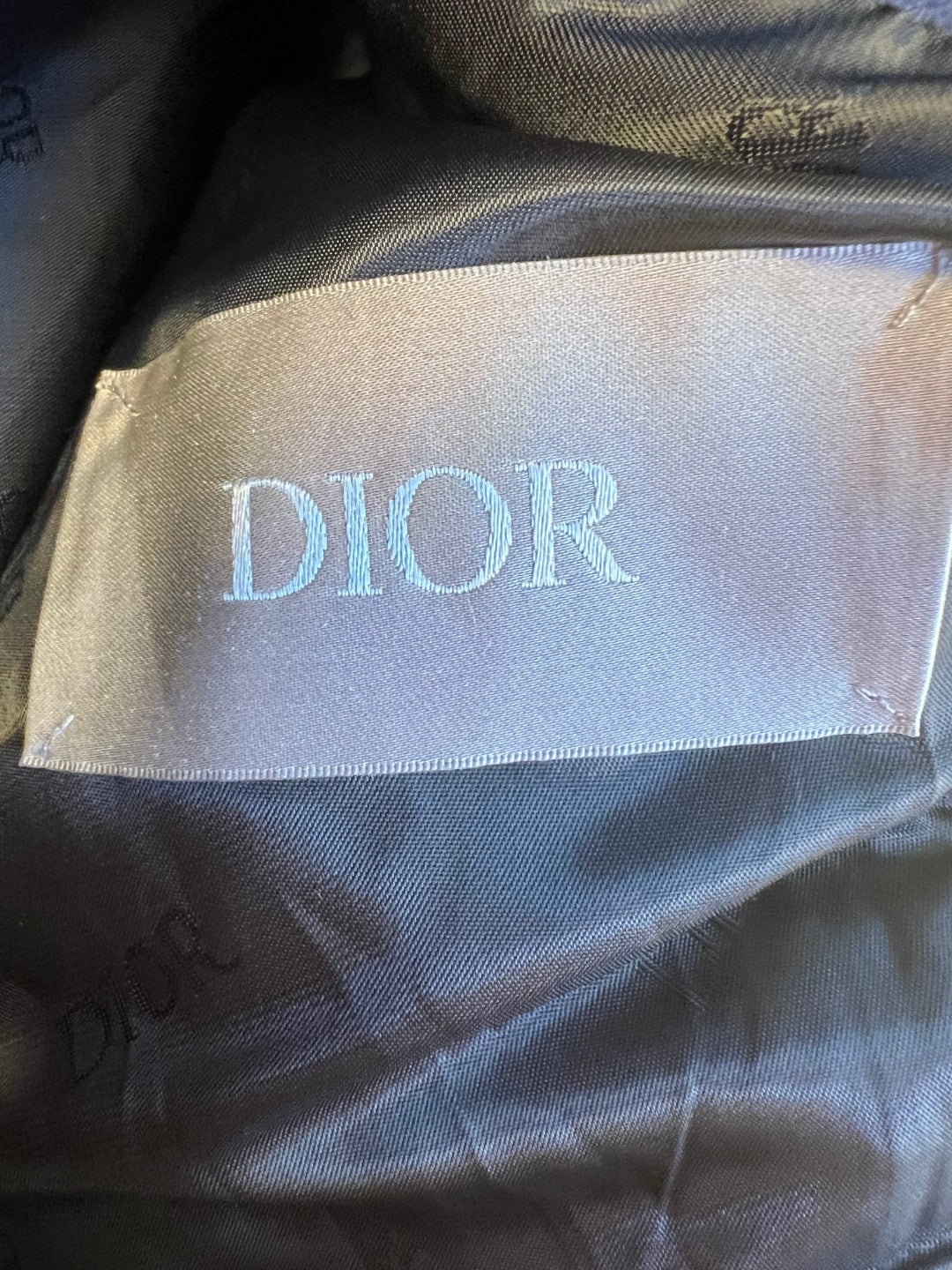 Dior Ribbon Embriodered Baseball Jacket