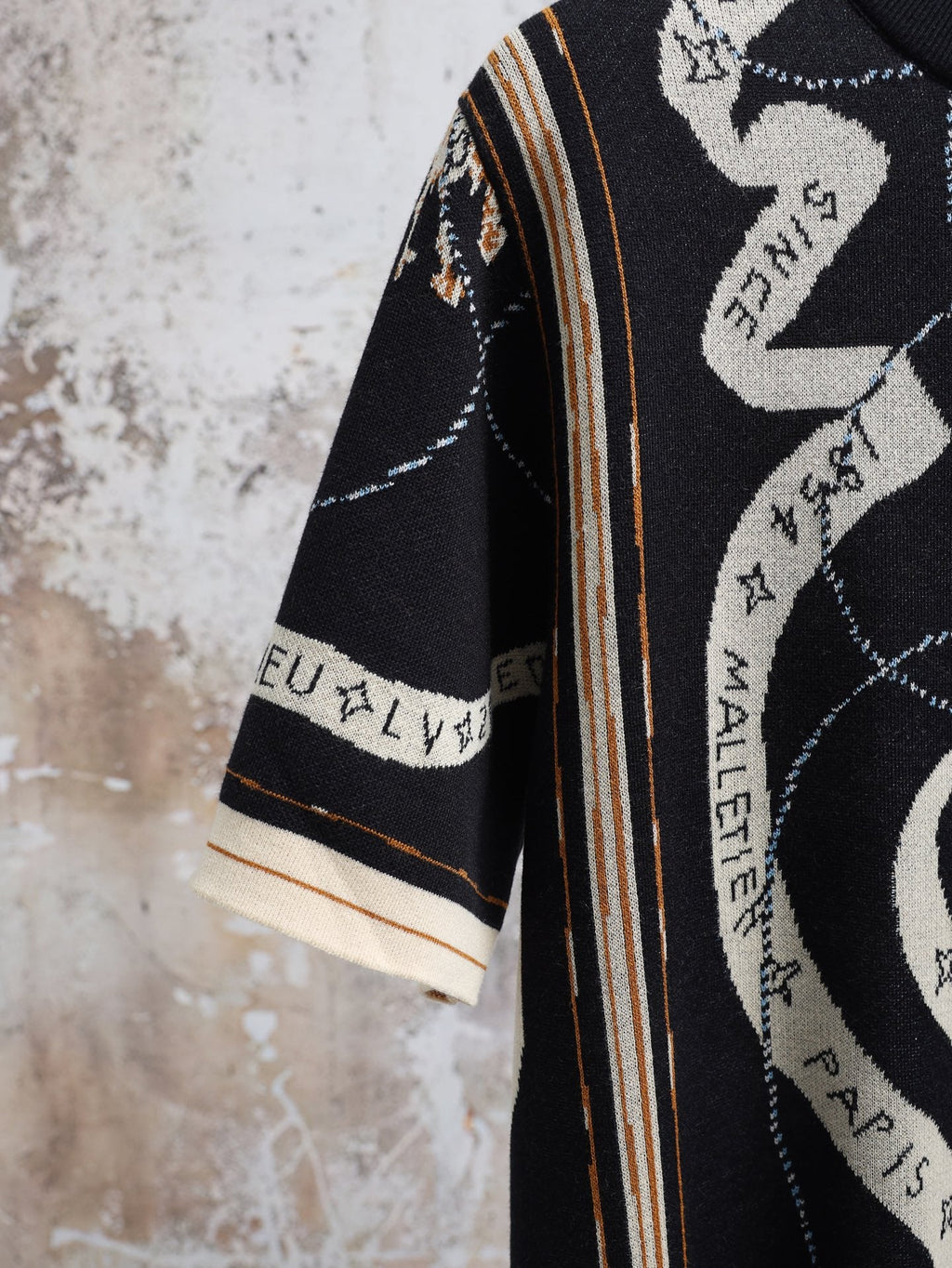 LV Jacquard Crew Neck T-Shirt