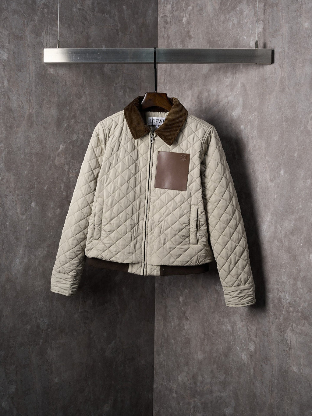 Loewe Diamond Quilted Short Jacket/Coat