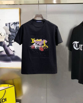 LV embroidered T-Shirt