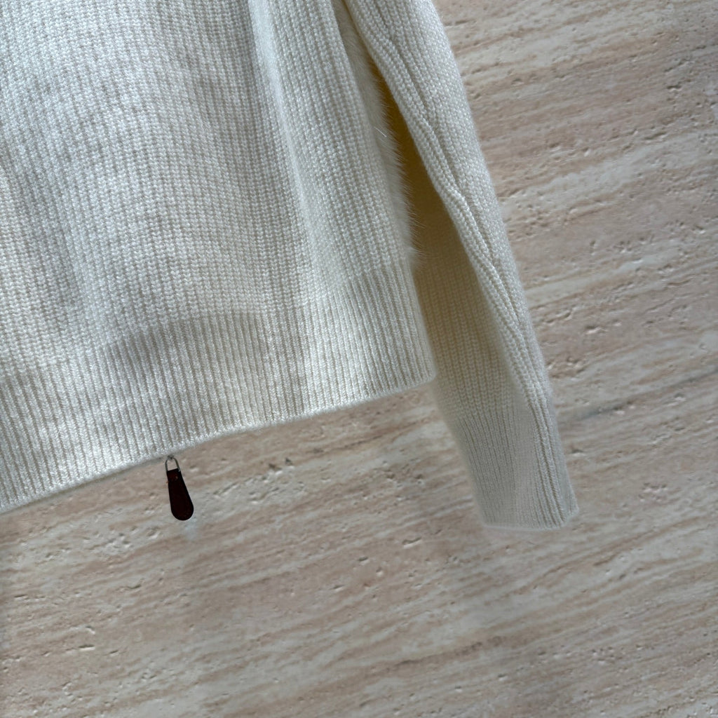 Loro Piana Mink-Trimmed Jacket
