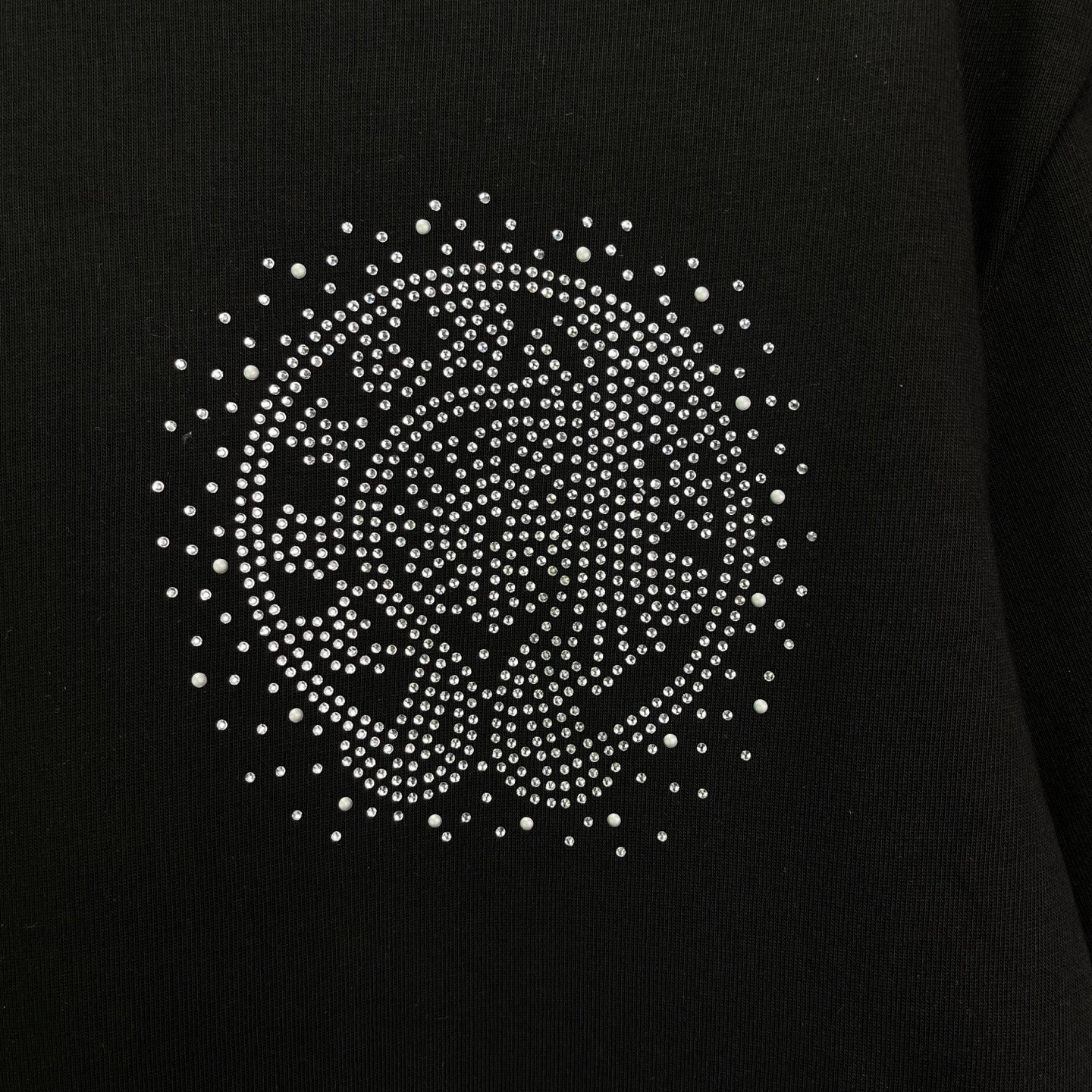 Chrome Heart Rhinestone Short-Sleeve T- Shirt