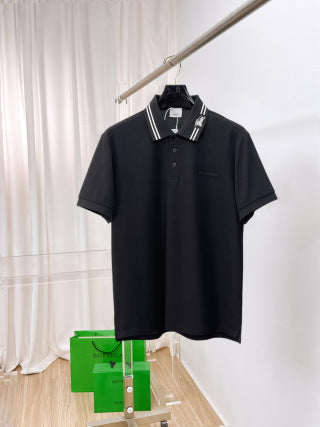 Burberry Embroidered Collar Polo Shirt