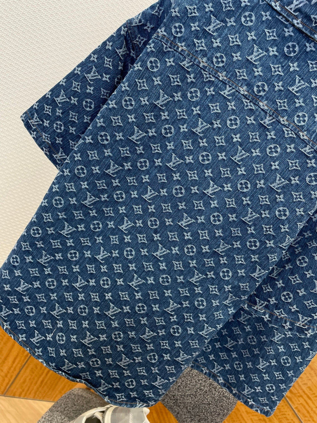 LV Denim Shirt & Pant Set
