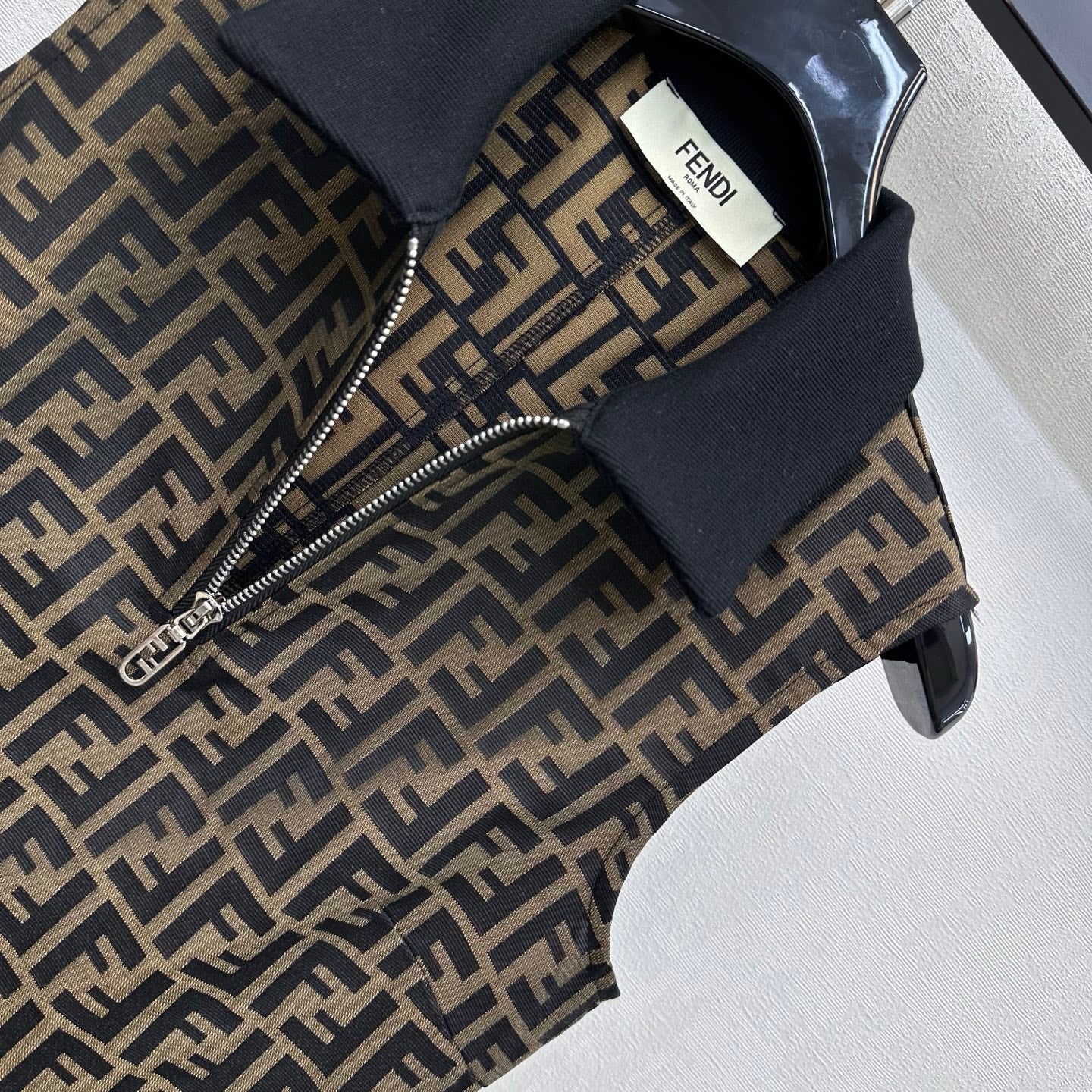 Fendi Jacquard Vest Dress