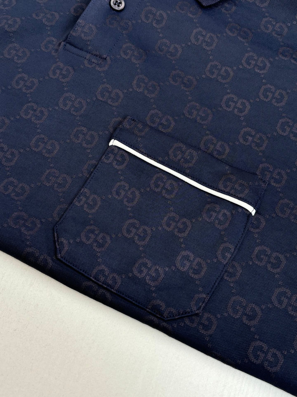 GG Jacquard Short-Sleeve Polo