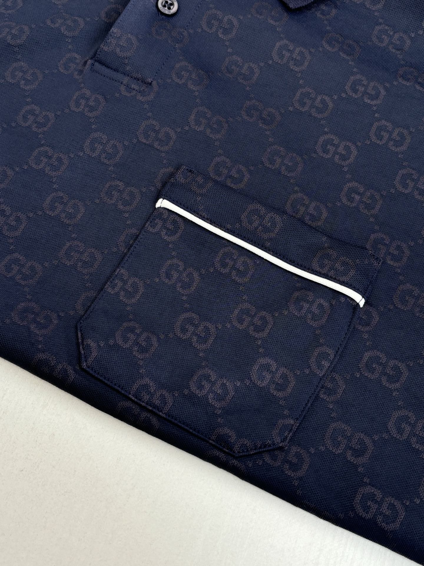 GG Jacquard Short-Sleeve Polo