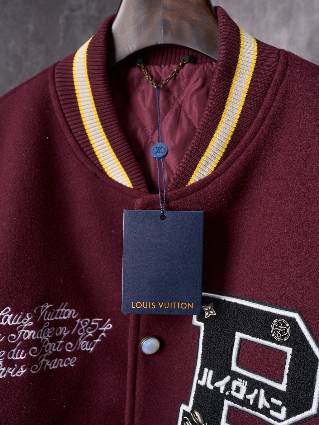 LV Pharell Williams & Nigo Collaboration Baseball Jacket
