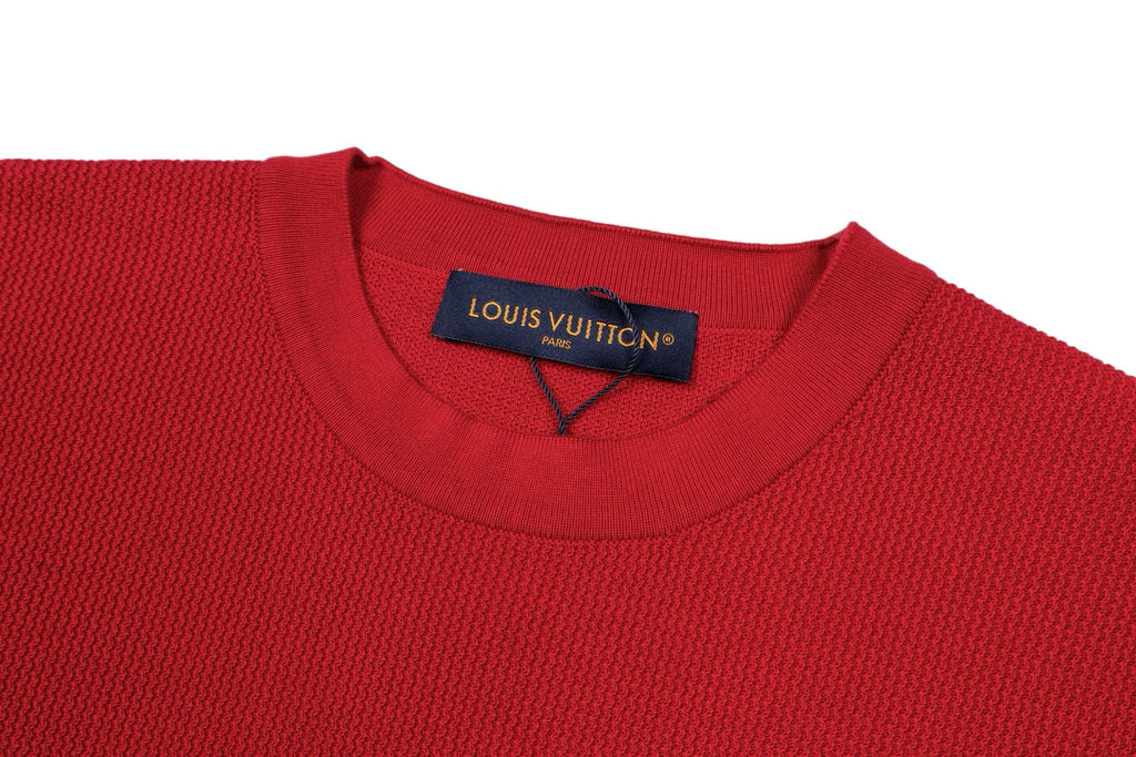 LV Waffle Knit Short-Sleeve T-Shirt