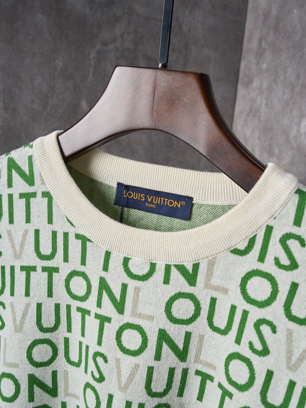 LV Crew Knit Sweater Short Sleeve
