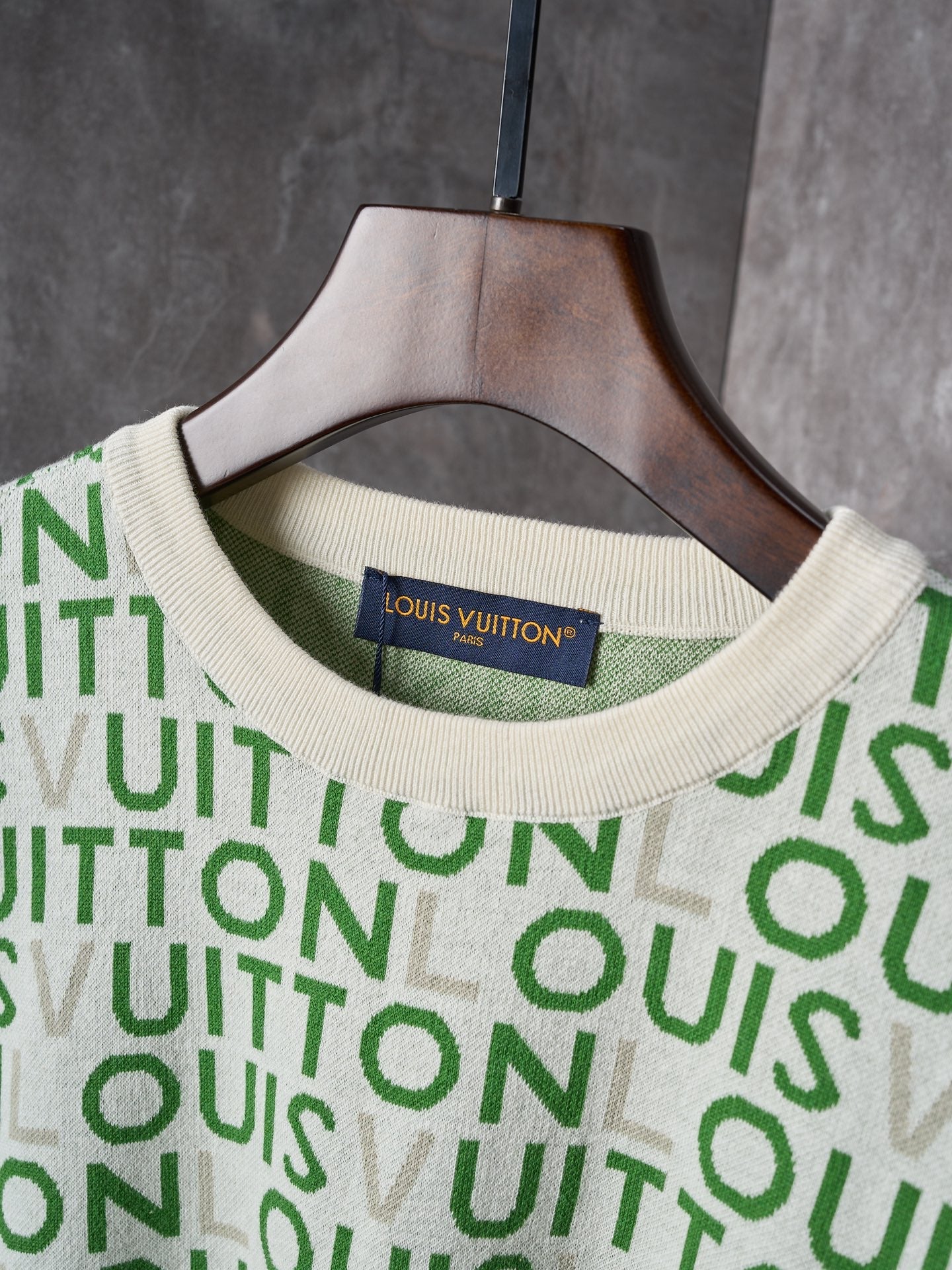 LV Crew Knit Sweater Short Sleeve