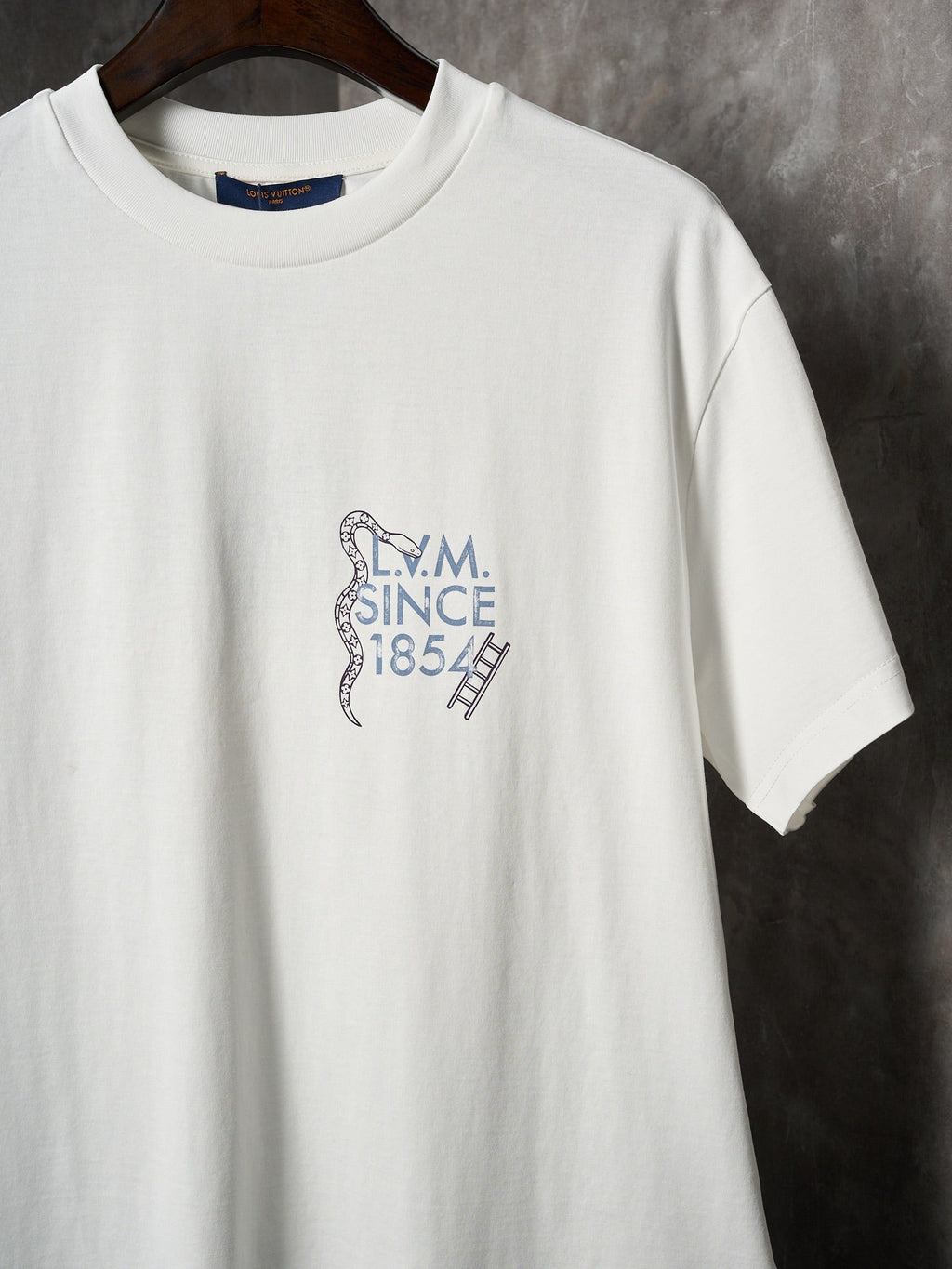 LV checkeredboard snake Print T-Shirt