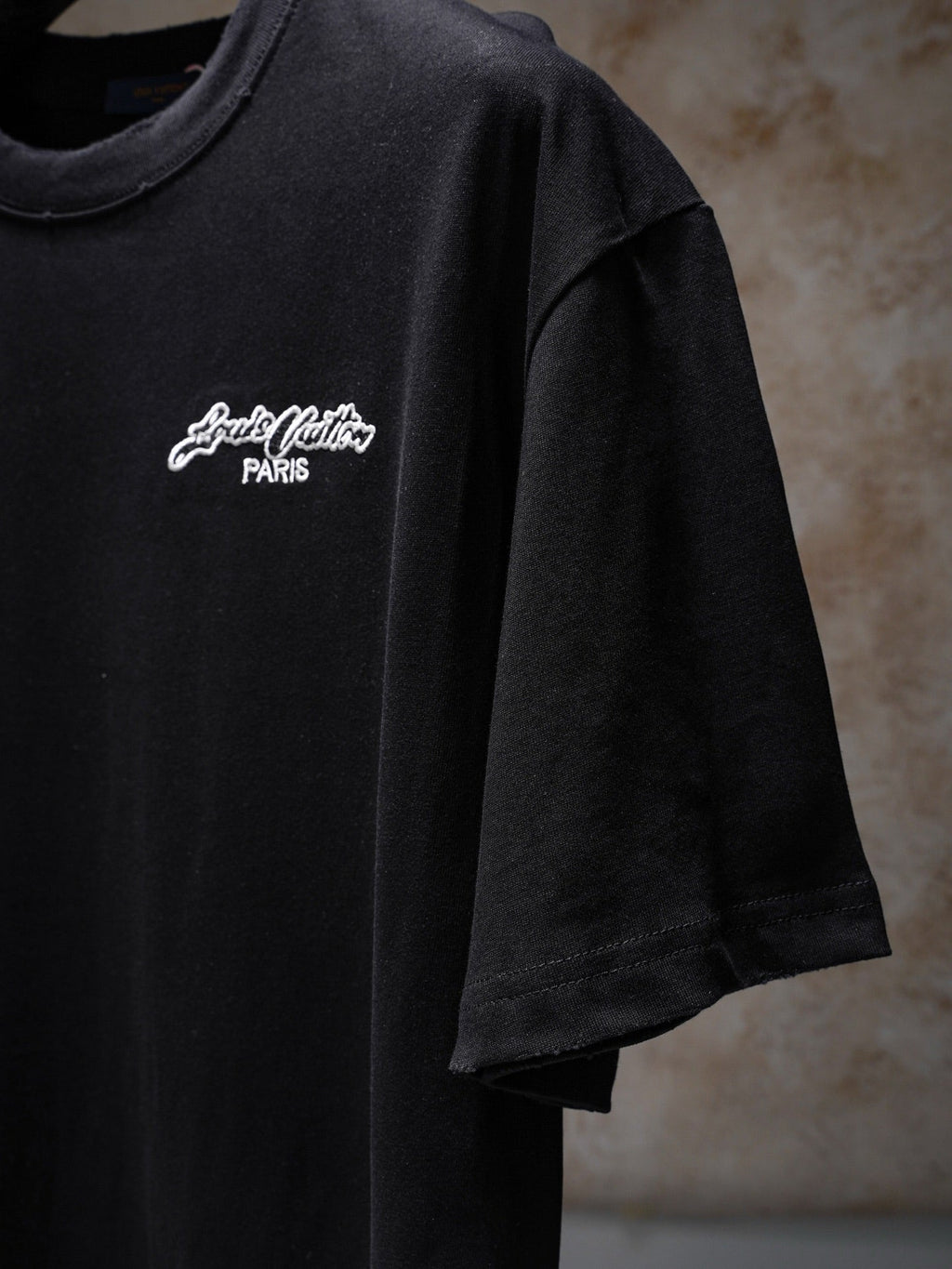 LV Applique Embroidered T-Shirt