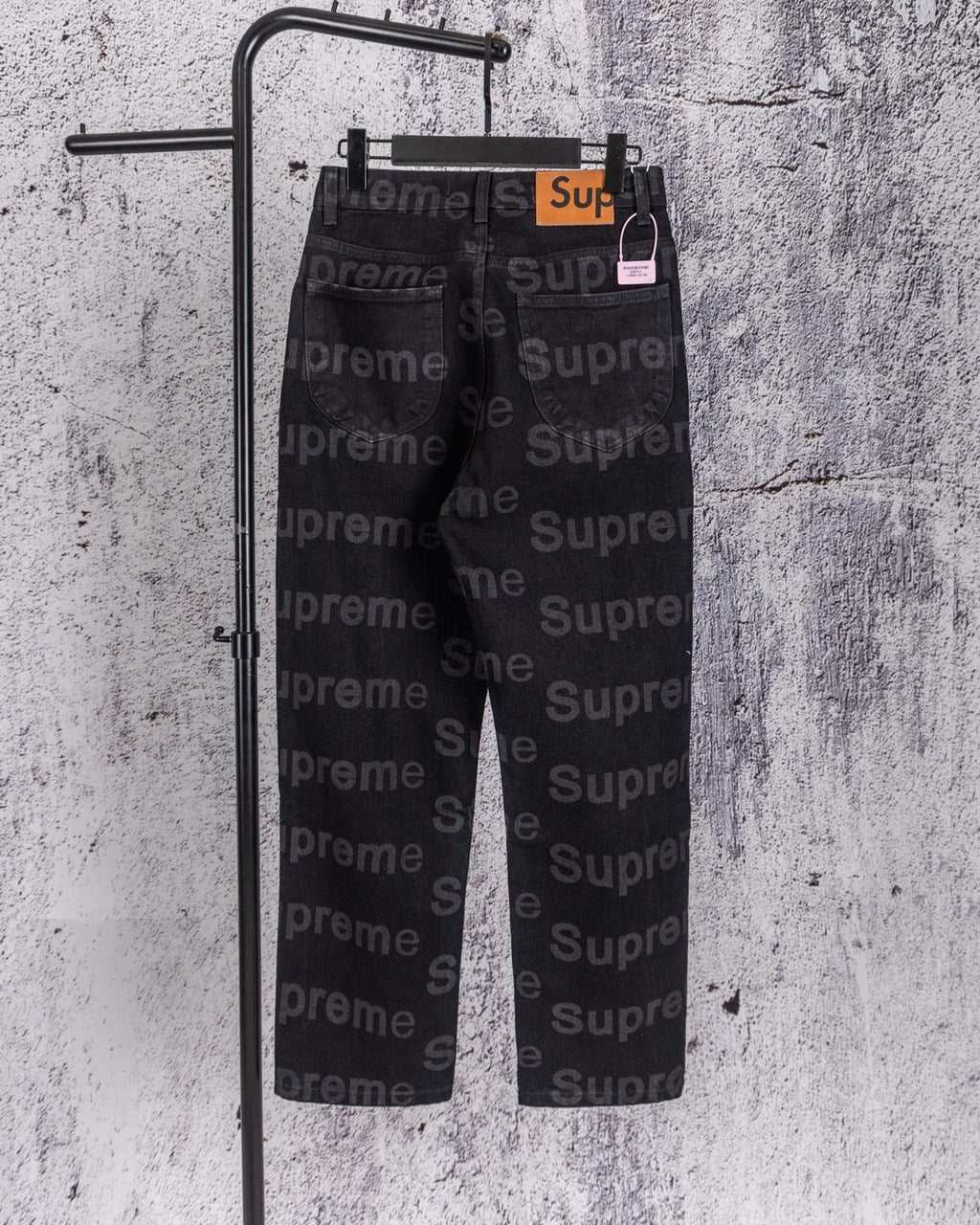 Supreme All-over Straight-Leg Jeans