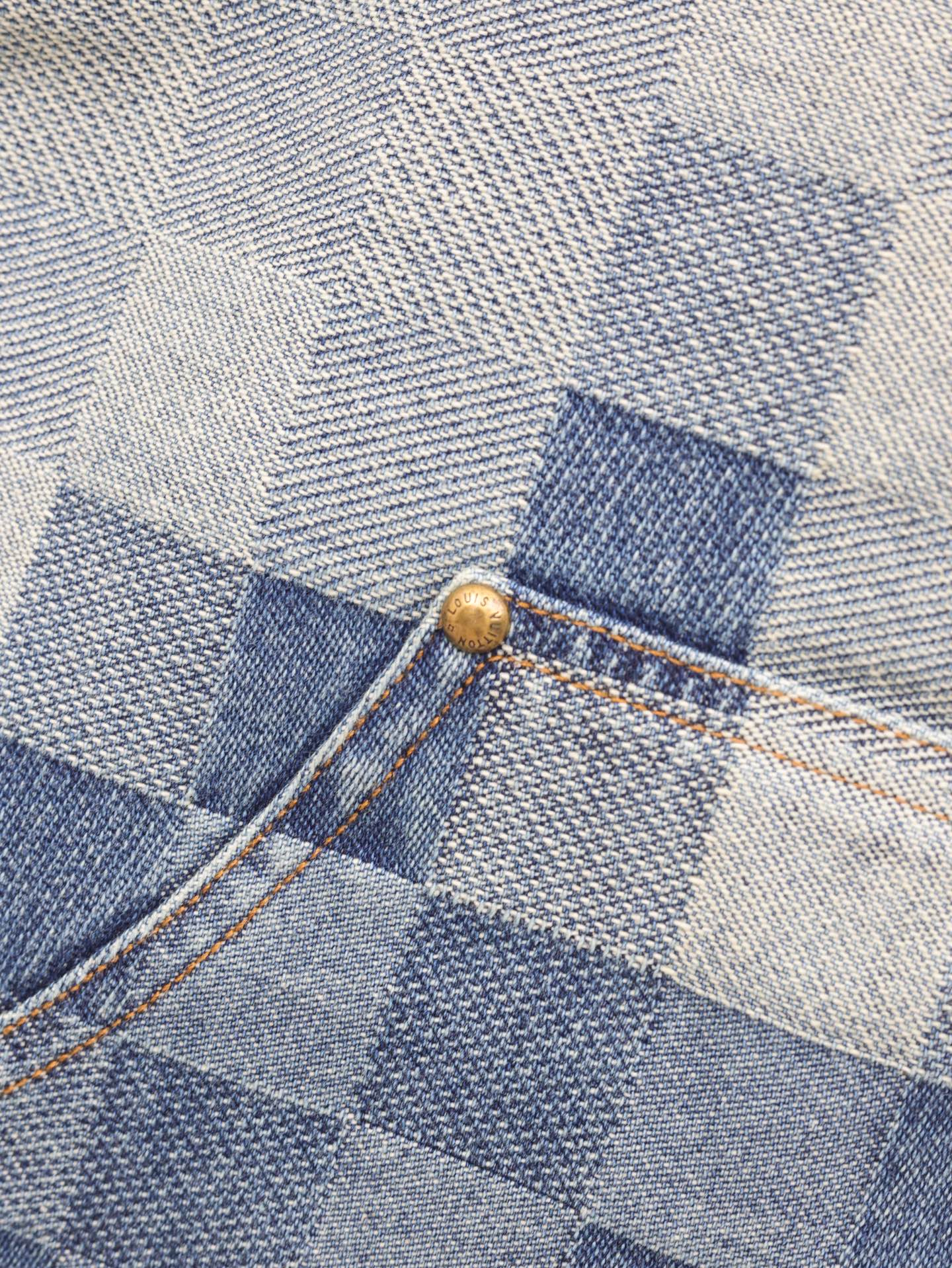 LV Denim Shorts