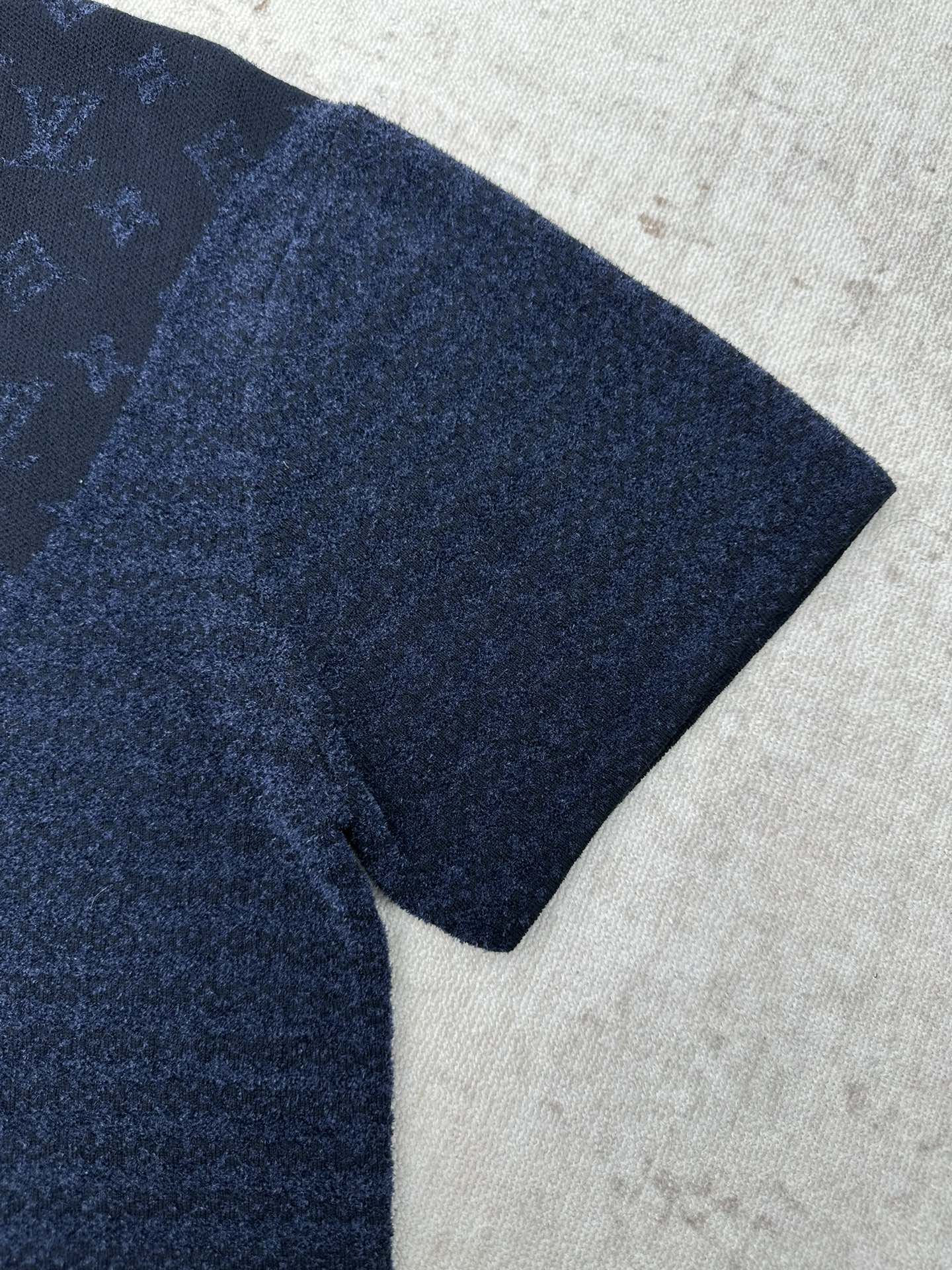 Louis Vuitton Jacquard Short-Sleeve Crew Neck Top