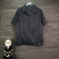 LV Jacquard Short Sleeve Shirt