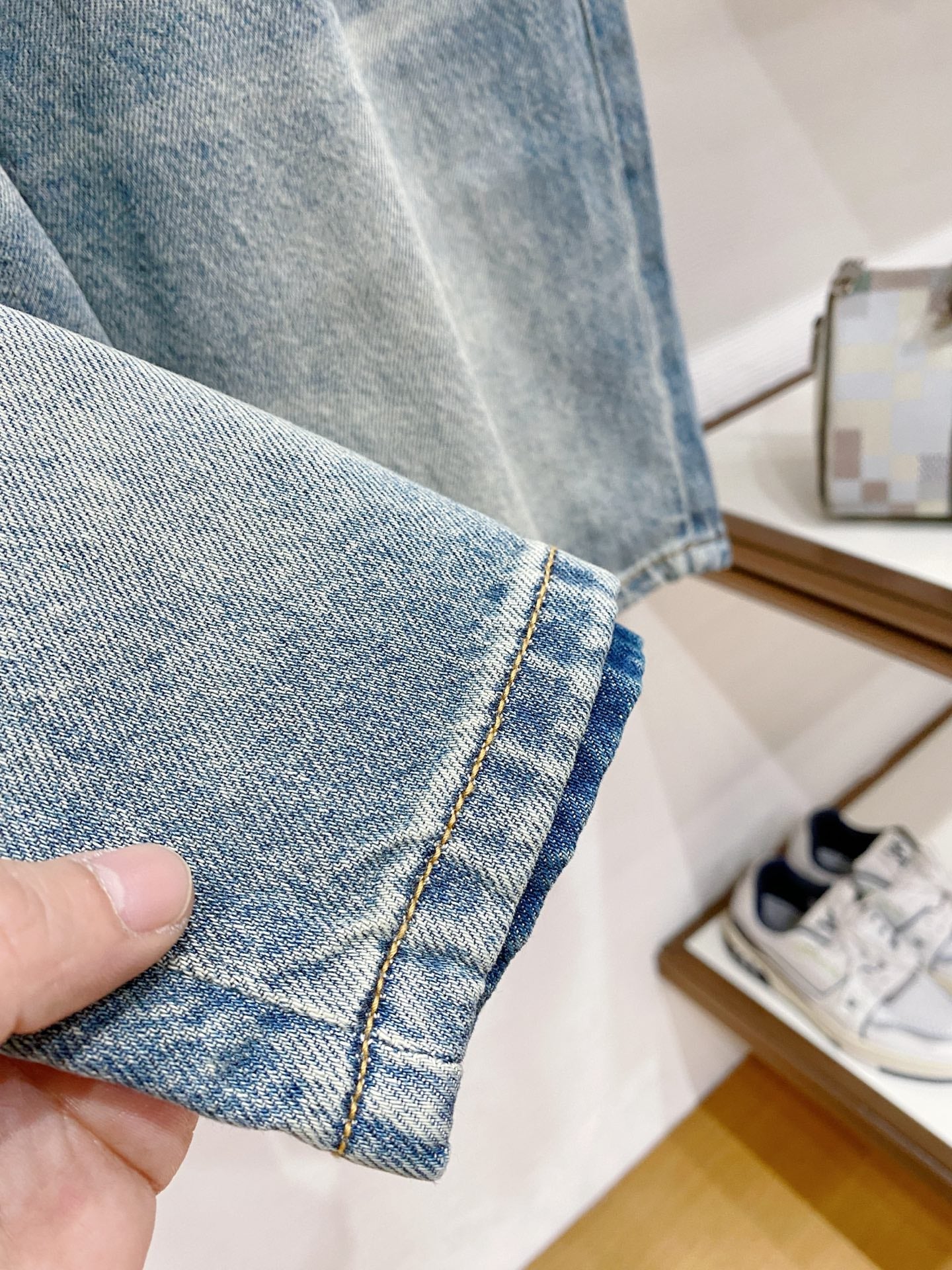 LV Denim Shorts