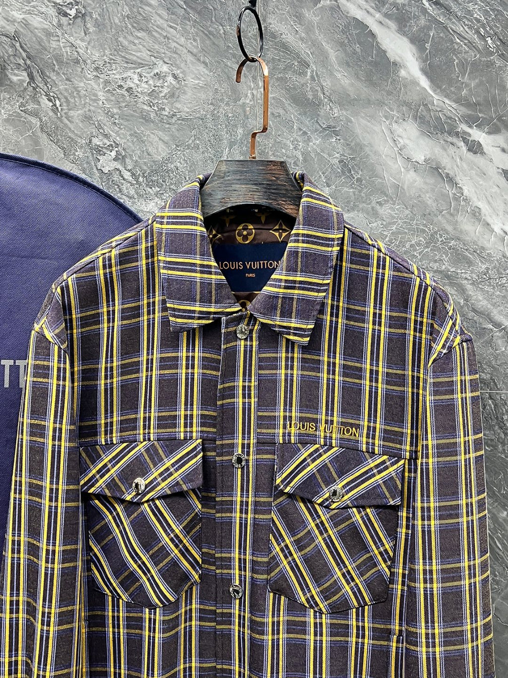 LV Yellow paid Nike Tencel Linen Lapel Jakcet