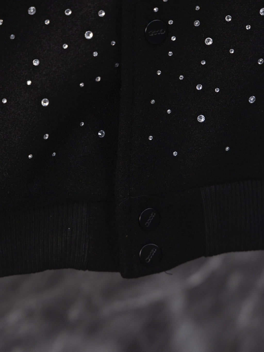 GOODBRAND Good Starry Sky Rhinestone Letter Jacket