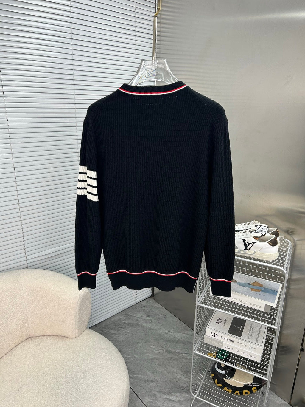 Tom Browne Men's Crew Neck Sweater