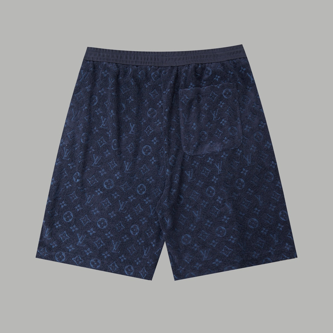 LV Embossed Terry Cloth Shorts