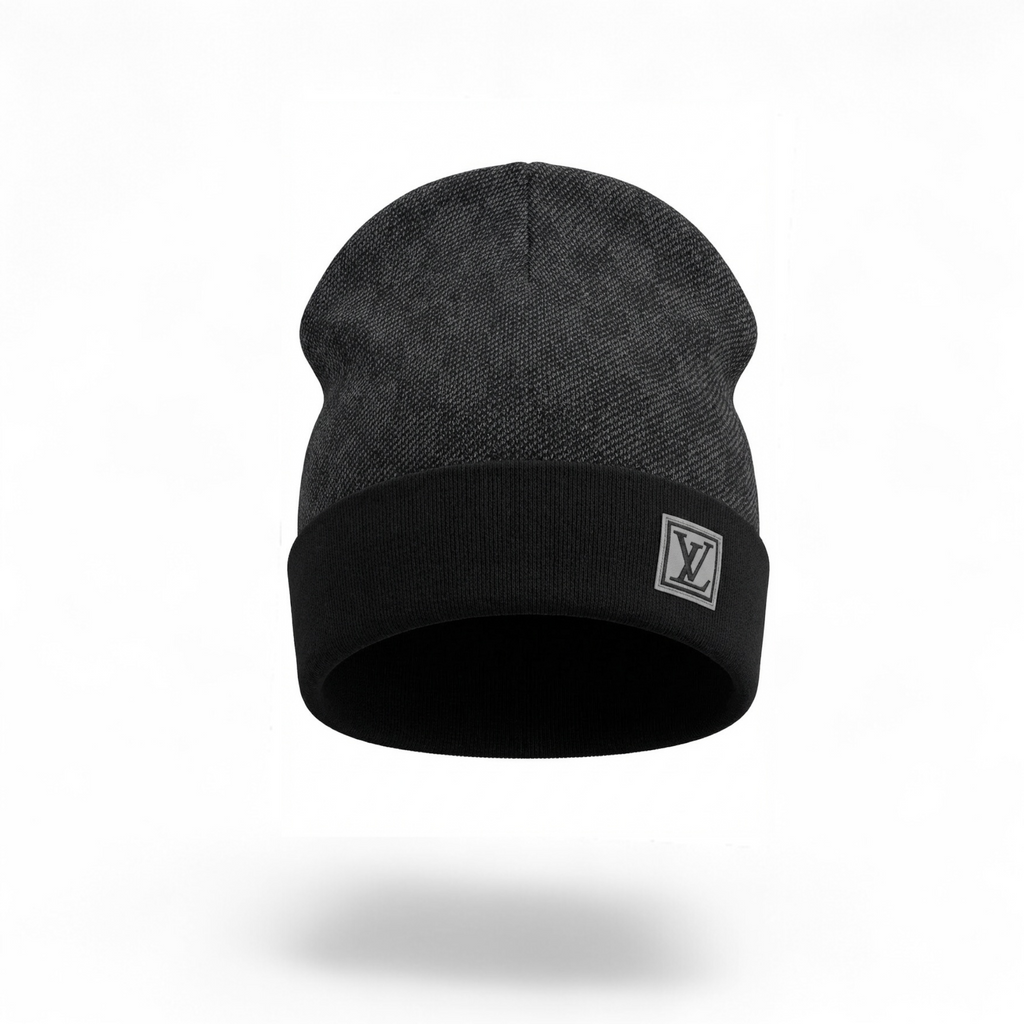 LV BEANIE CHECKERED BOARD