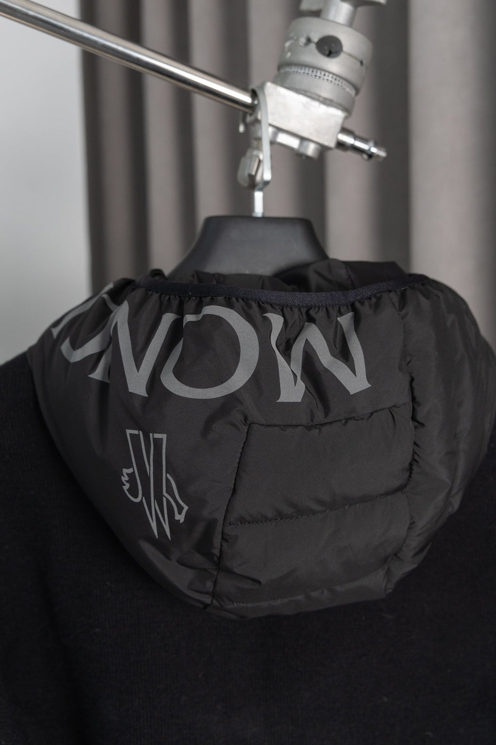 Morecler Knitted Patchwork Down Jacket