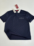 GG Jacquard Short-Sleeve Polo