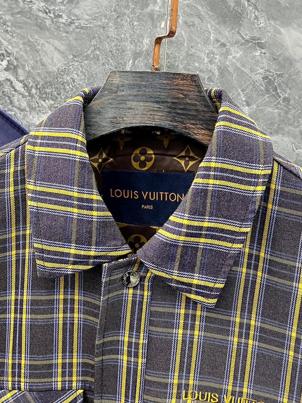 LV Yellow paid Nike Tencel Linen Lapel Jakcet